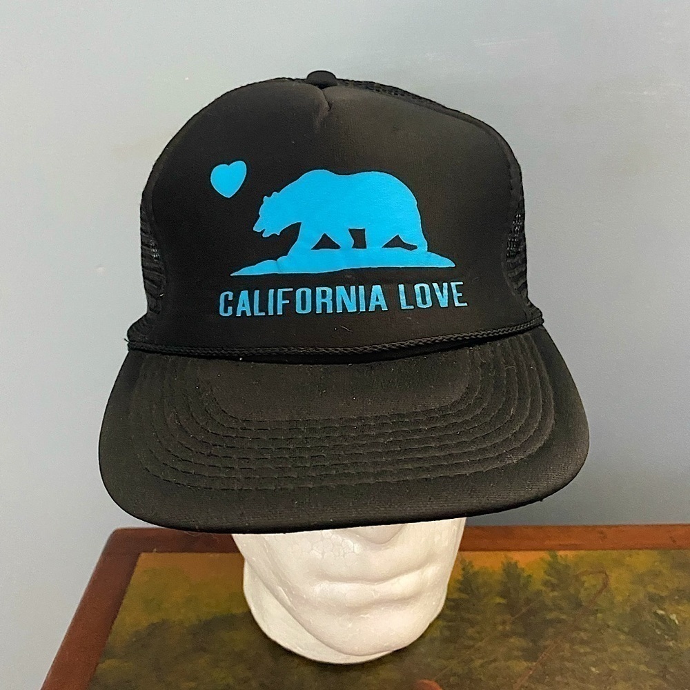 Retro Trucker California Love Bear Republic Hat